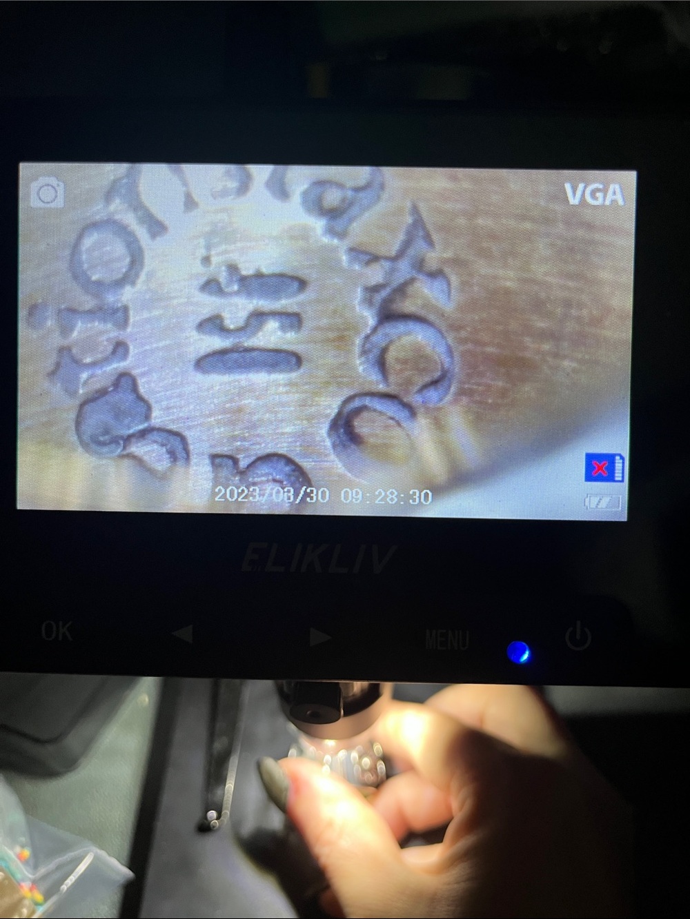 Taxco Silver Sacred Heart Floral Wide Band Ring - Picture 8 of 8